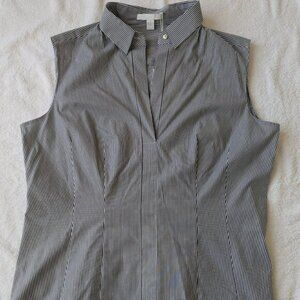 BOSS Bashiva sleeveless stretch cotton shirt